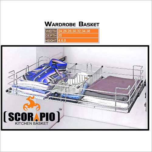 SS Wardrobe Basket Manufacturer