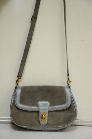 Gray Color With Golden Lock Designer beautiful Ladies Handbag