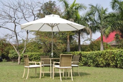 Garden & Poolside Stainless Steel Umbrellas