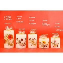 Flowered Perfumed Candles