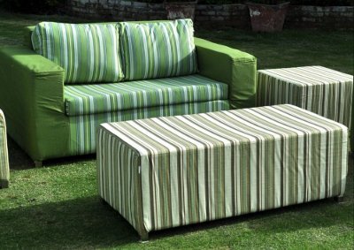 Sun'N'Joy 2 Seater Aluminium Frame Sofas