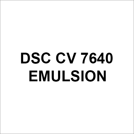 DSC CV 7640 EMULSION
