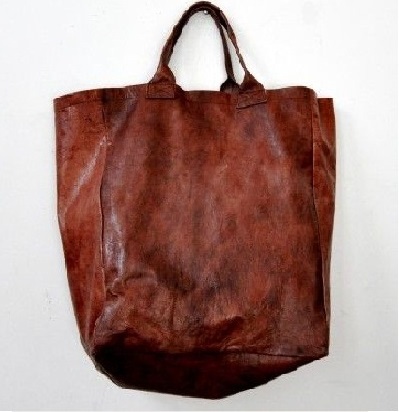 Red Shade Leather Bag