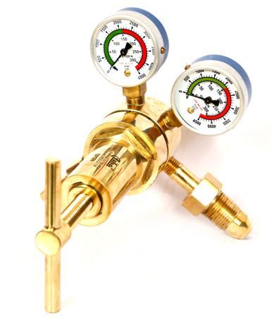 Single Stage Extra High Pressure Regulator - Stainless Steel, 350 bar Inlet, 300 bar Outlet, 2600 LPM Flow Rate