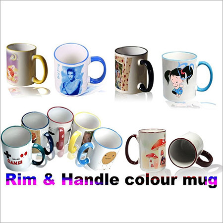 Rim & Handle Colour Mug
