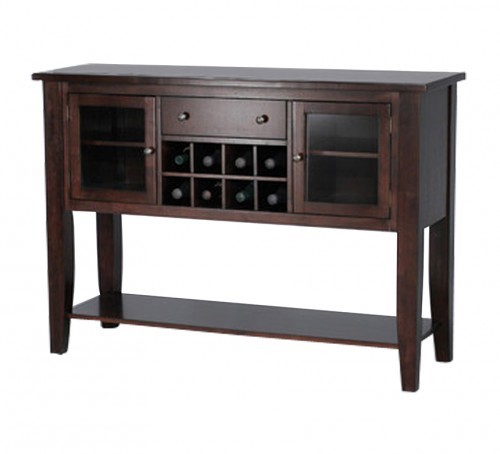 Wooden Two Door Bar Cabinet