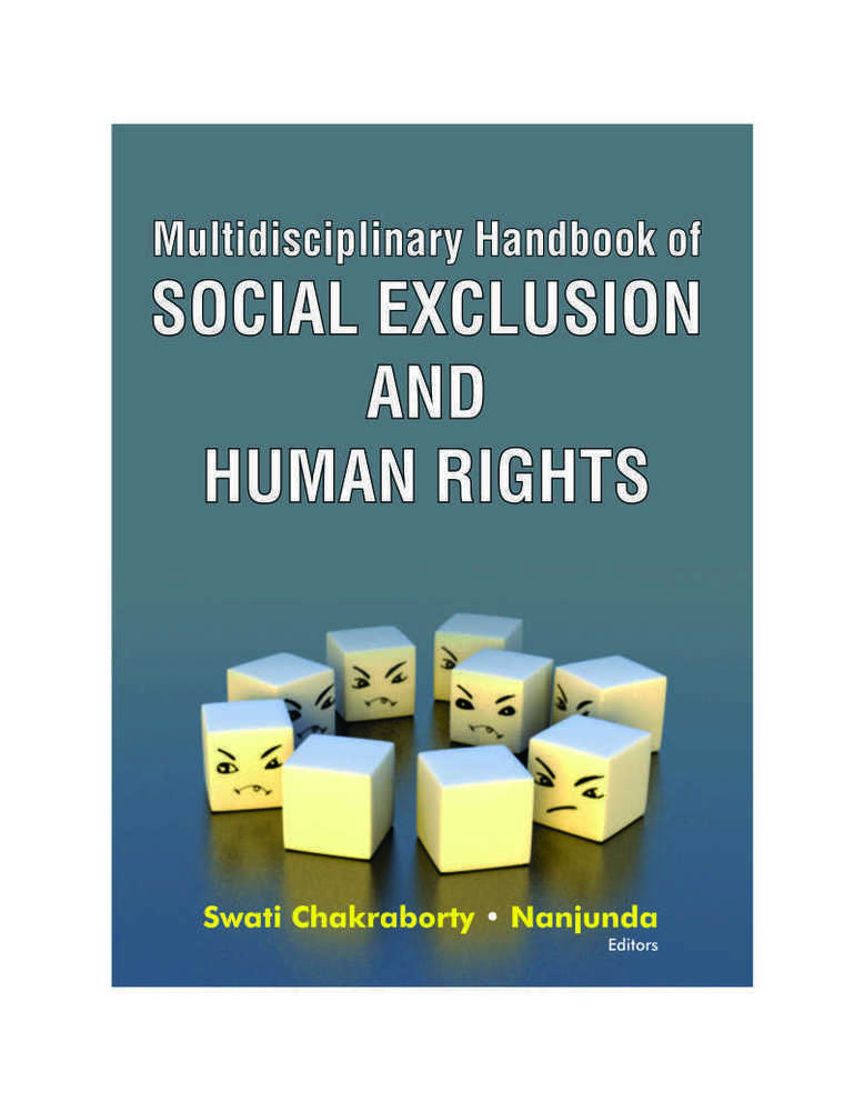 Glossy Paper Multidisciplinary Handbook Of Social Exclusion And Human Rights