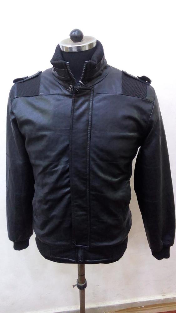 Leather Hooded Jackets