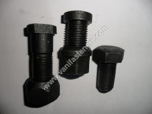 Hub Bolts - Graded Alloy Steel, Adjustable Tensile Strength | For Use In Aerospace, Defence, Industrial, and Automobile Applications