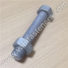 Hot Dip Galvanized Stud - Carbon Steel Industrial Grade | Applications: Aerospace Defence Industrial Use Galvanized Surface Treatment