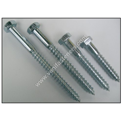Hex Head Coach Screws - Lag Screws