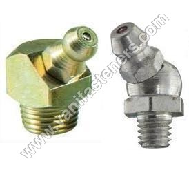 DIN 71412 B Conical Head Grease Nipple 45 Deg - M.S. EN 1AL S.S. 303 S.S. 316 Hardness Min. 500 HV Polished Finish For Aerospace & Defence Use