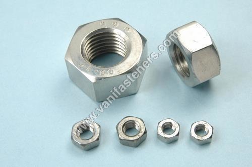 Hex Nut - Stainless Steel , Polished Finish for Aerospace, Defence, and Industrial Applications, Customized Designs Available