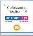 Ceftriaxone Injection I.P. - 1gm Vial, Sterile Injectable Broad Spectrum Antibacterial