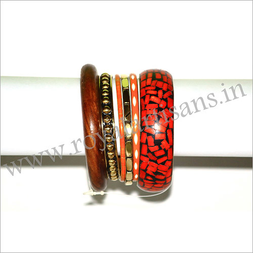 Handicrafts Stone Bangles Set