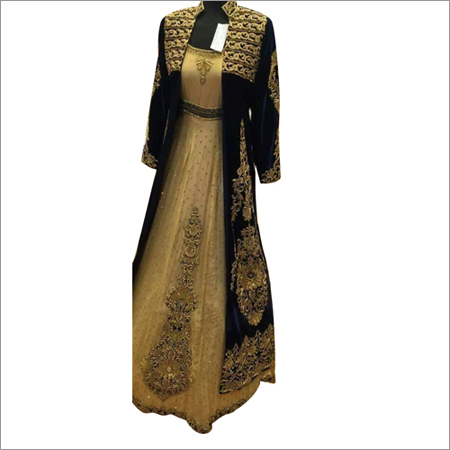 Designer Dress with long jacket