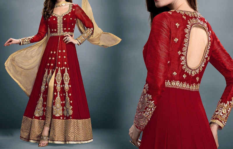 GULNAZ 1200--GEORGETTE DESIGNER SUIT