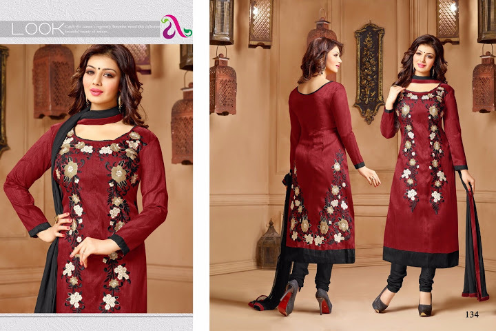 MYRIAAM VOL 2--COTTON EMBROIDERY SUIT-