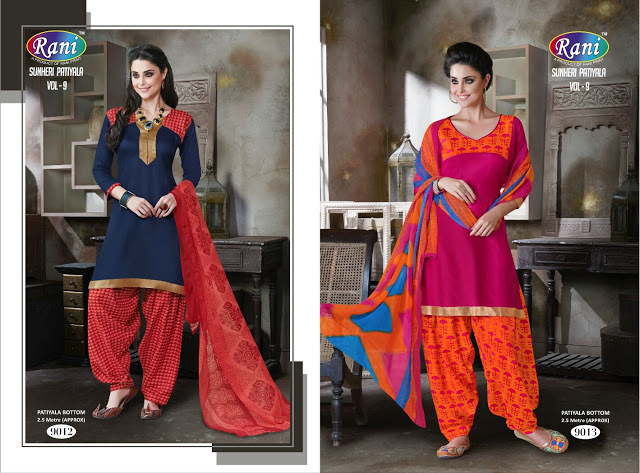 SUNHERI PATIYALA 9--TRENDY COTTON SUIT