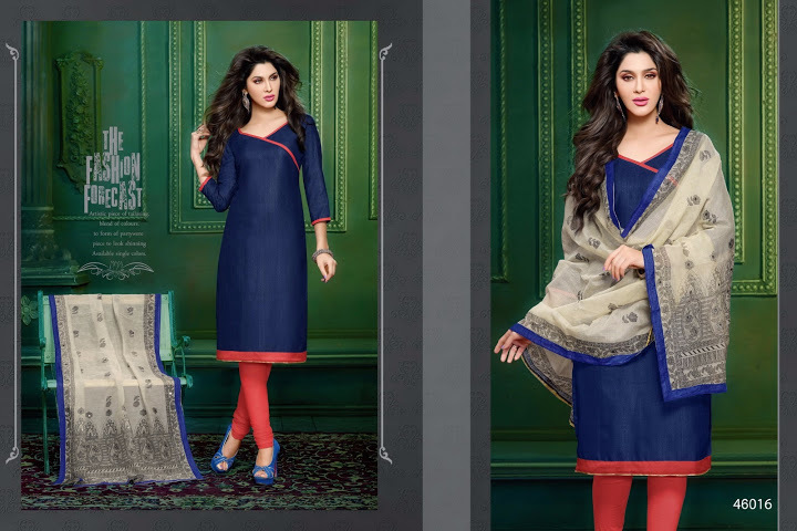 KANIKA--CHANDERI COTTON SUIT
