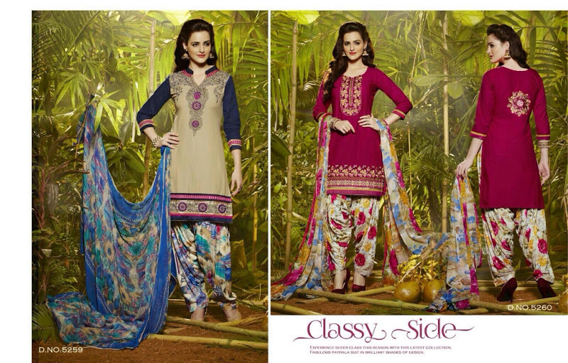 ZARAA PATIYALA 3--COTTON CAMBRIC PATIYALAS