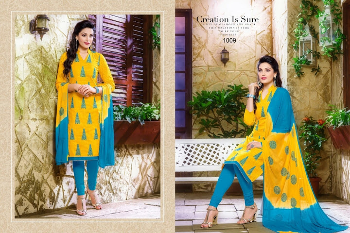 SHAHIDA--COTTON EMBROIDERY SUIT