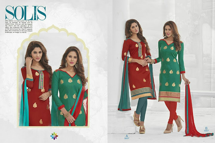 MISSED CALL 7--CHANDERI SALWAR SUIT