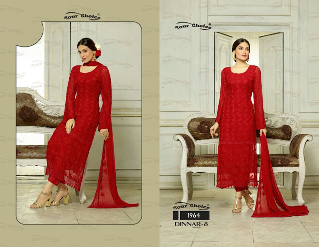 DINNAR 8--KARACHI EMBROIDERY SUIT