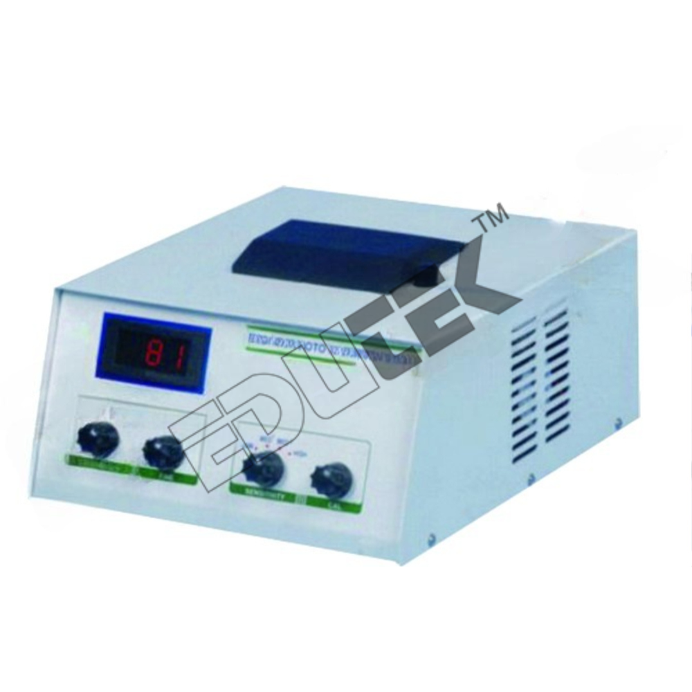 Digital Photo Fluorometer - 360nm Wavelength, 12V 50W Tungsten Halogen Lamp, 3-Digit LED Display | Adjustable Sensitivity for Accurate Fluorescence Analysis