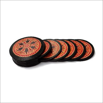 Genuine Leather Handcrafted Coasters Set