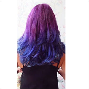 Purple Natural Wavy Hair