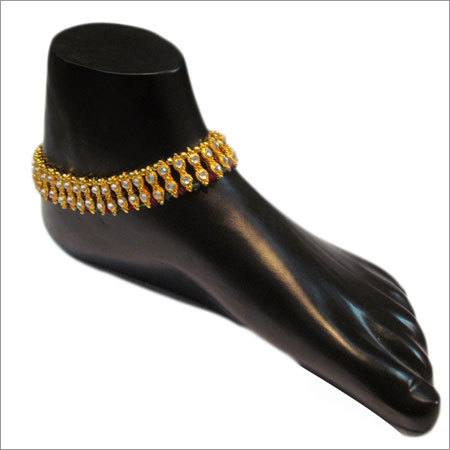 Artificial Kundan Anklet