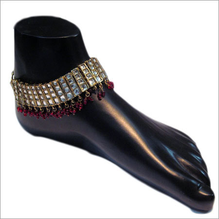 Kundan Anklet
