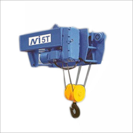 Blue Portable Wire Rope Hoists