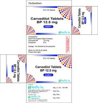 12.5 mg Carvedilol Tablets BP