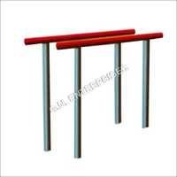Paraller Bar - Stainless Steel, 48 Inches Long | Sleek Design, Minimalist Aesthetic, High-strength Durability