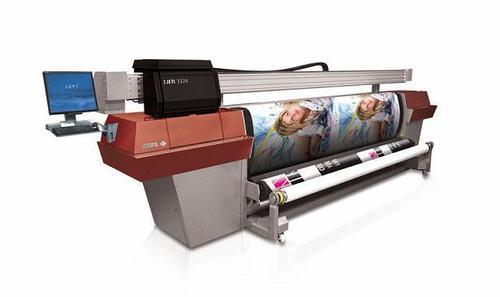 UV Flatbed AGFA Roll to Solvent Printer
