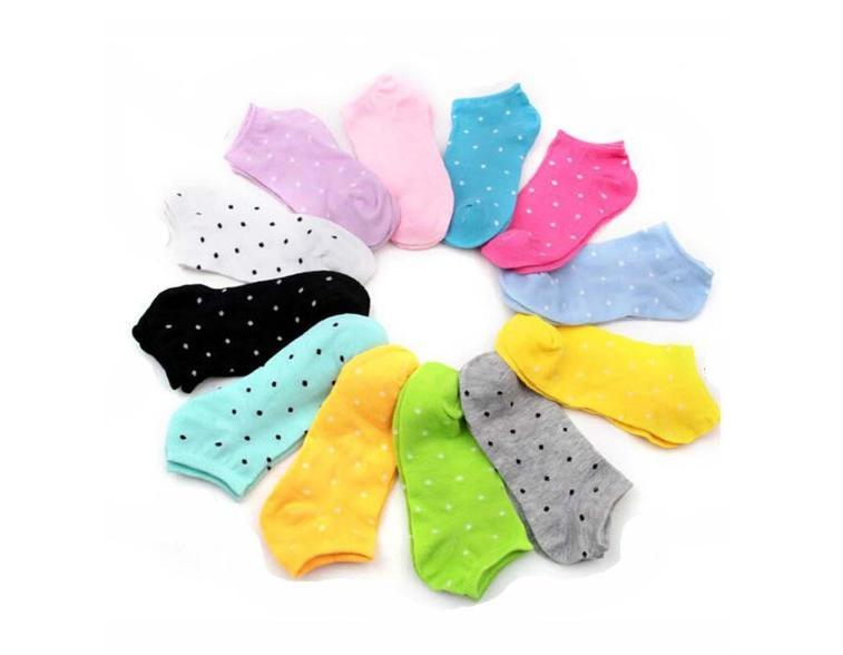 Colored Ankle Women Socks