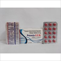 Prazosin Hcl 2.5 MG (Extended Release) TAB
