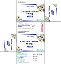 10 mg Cetrizine Tablets