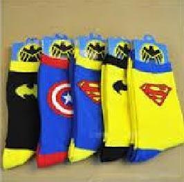 Kids Designer Socks - Superheroes