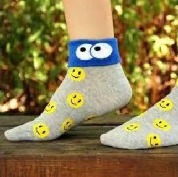 Kids Designer Socks - Smiley world