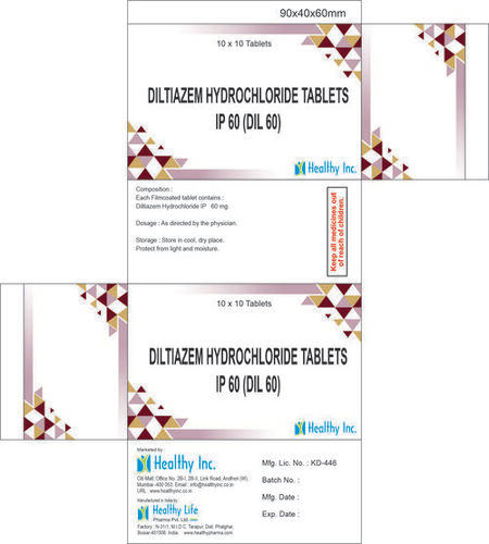 Diltiazem Hydrochloride Tablets IP 30 mg