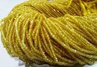 Yellow CZ Beads