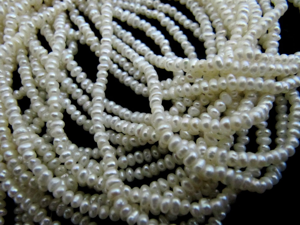 Stone White Pearl Beads