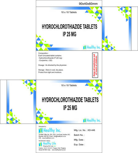 25 mg Hydrochlorothiazide Machine