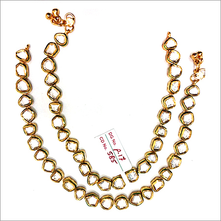 Kundan Anklets