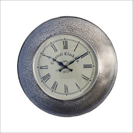 Hand Engraved Wall Clock