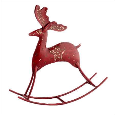 Christmas Red Deer Statue