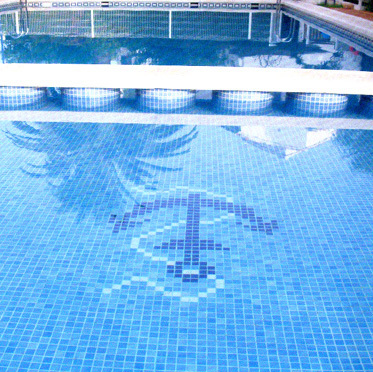 Swimming Pool Glass Mosaic Murals